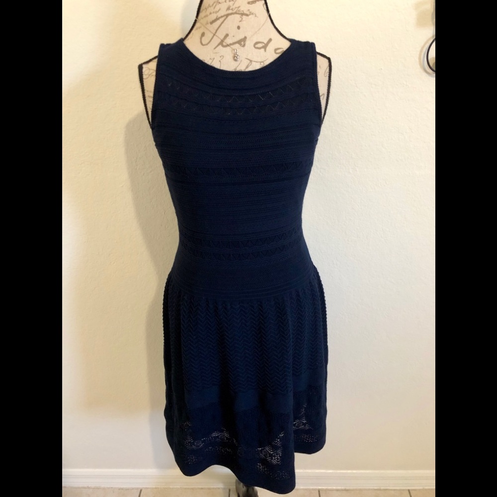 NWT elegant navy blue dress!